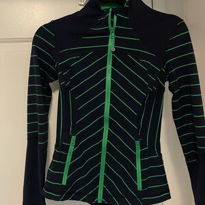 Lululemon Athletica Black and Green Ski Jacket